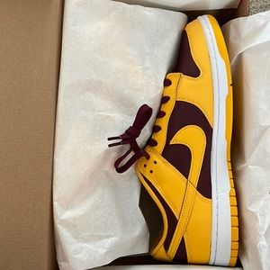 Nike Dunk Low Arizona State University Gold Sz 13 Brand New!